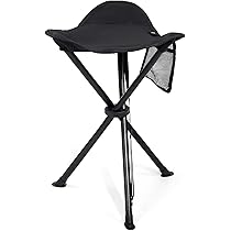 Sgabello Telescopico Portatile, Sedile Pieghevole, Sgabello Retrattile Per Viaggi E Campeggio 45x26 Cm Blu 90673473 - Foto 5