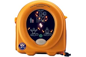 Erste Hilfe Defibrillator für Zuhause/Gewerbe für Laien und Profis mit automatischer Schockabgabe SAM 360P, 8 Jahre MedX5 Service Garantie und 8 Jahre Herstellergarantie