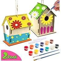 xinxintai basteln Bauen Kinder vogelhaus bausatz DIY Bird House Kit - Bauen und malen Sie Birdhouse Wooden Arts