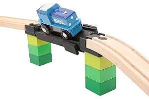 Locorico - Ponte incidente per treno in legno compatibile Brio Lillabo Hape