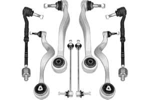 TEILEX GERMANY Kit bracci di sospensione anteriore compatibile per BMW 5 E60 E61 composto da 10 ricambi auto