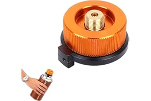 Pevlkawr Adaptateur De Cartouche De Gaz 1pcs Adaptateur Cartouche Camping Gaz Convertisseur Pour Bouteille Gaz De Type Buse Sur Extérieure Pour Réchaud De Camping Activités De Plein Air