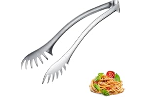 Westmark Pince à Spaghetti et Buffet Pro – Pince de Cuisine en Acier Inoxydable – Pince à Spaghetti Innovante – Pince de Service pour Pâtes, Salade et Asperges – Argent, 29,5 cm