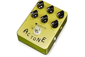JOYO Distortion Vintage Tube AC30 Amp Simulador Pedal British Rock Sound para efecto guitarra eléctrica - Bypass (tono AC JF-13)
