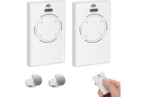 GLITFIX 868MHz Telecommande Portail，4 Canaux Telecommande Porte de Garage Compatible avec XT4 868 SLH LR, XT4 868 SLH, XT2 868 SLH LR, XT2 868 SLH（2 pièces ）