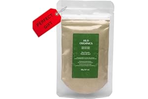 Hud Organics Qasil Powder 100% Naturel - Nettoyant Visage, Masque Facial et Anti-Points Noirs - Tous Types de Peau - Secret de Beauté Somalien (20g)"