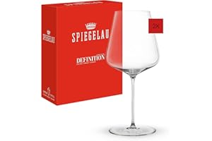 Spiegelau & Nachtmann Juego de 2 copas para vino burdeos, 750 ml, Definition, 1350165
