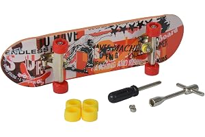 Simba 103306083 - Finger Skateboard - Finger skateboards från Simba Toys i 6 Olika Färger, 9 cm, Från 5 år
