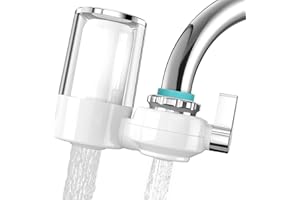 GOOPOOL Water Filter Tap, 3-Mode Tap Filter Purifier with 5-Layer Composite Cartridge, Faucet Water Purifier，Removes Sand, Chlorine, Heavy Metals, Lead, and More Tap for Kitchen/Shower