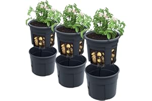 ‎PAFEN PAFEN 3X Kartoffelanbau Kartoffel-Pflanztopf – 295 x 235 mm - Kartoffel-Anzuchttopf Gemüse Kartoffeln Pflanzkübel Pflanztopf