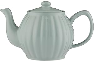Price & Kensington Luxe 6 Cup Stoneware Teapot Duckegg 1100 ml