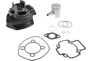 2EXTREME Zylinder + Kolben 50ccm kompatibel für Aprilia SR50 R-Factory 05- Piaggio-Motor, NRG 50 Power DD LC, SR50 R 05- Piaggio Motor, Runner SP 50 05-, SR50 Street Piaggio Motor, NRG 50
