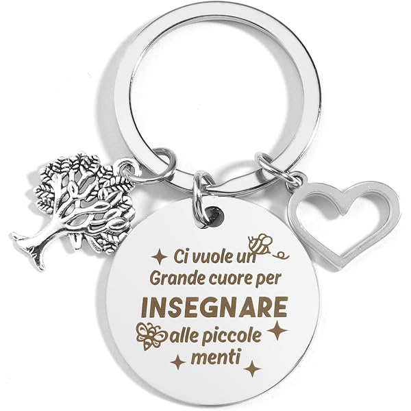 Set bamboo personalizzabile per insegnanti - regalo emozionante fine anno scolastico