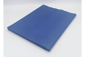 100 hojas de papel de seda de colores para envolver regalos 50 X 75cm de ODL Packaging Ltd azul oscuro