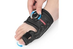 COMFORCE Bunion Corrector für Frauen und Männer, einstellbare Knopf Bunion Corrector großen Zeh Begradigung, orthopädische Bunion Schiene für Hallux Valgus Schmerzlinderung (Rechts)