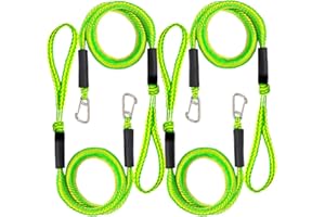 AROLA Bungee Dock Line Cuerda de Amarre para Barco Línea de Muelle del Barco Cuerda de Navegación Muelle Cuerda Barco Elástico Accesorio de Barco 4 Piezas