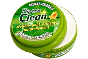 VENTEO Piedra Clean 600g fragancia limón con esponja, producto a base de arcilla, también llamado Piedra Renovante o Arcilla, que permite limpiar, pulir, proteger naturalmente tu interior y exterior