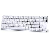 Mini Gioco Meccanico Della Tastiera Outemu Marrone Sensore 68-Pulsante (60%) Cablata Gaming Tastiera-Bianco Argento Magicforc