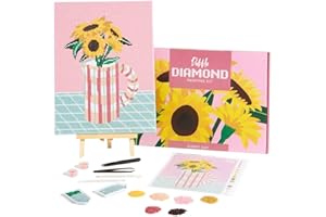 Dabble Diamond™ Premium Diamond Painting Kit for Adults, Crystal Diamond Art on Canvas Frame - Sunny Day