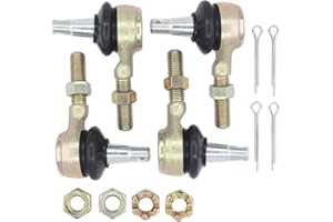 ApplianPar Pack of 2 Tie Rod End Kit for Yamaha Breeze 125 Grizzly 350 Grizzly 550 Grizzly 600 700 Kodiak 400 Moto 4 Raptor 250
