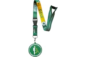 PAC Supplies Global Verstecktes Umhängeband für Behinderungen und 3D-Visual Awareness Disc Tag, Please Be Patient with Me