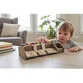 SmartMath Abacus Game Set &ndash; 2 Kişilik Ahşap Matematik Oyunu | Abak&uuml;s ile Sayı &Ouml;ğrenme & Toplama Kartları | Eğitici STEM Seti 