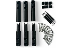 GEWEBE-PROFI Selbstschließendes Scharnier Türschließer für Fliegengitter Tür Insektenschutz Tür Fenter weiß oder braun (schwarz)