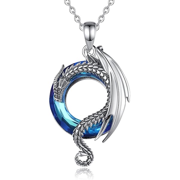 Phoenix - Collana in argento Sterling 925 con ciondolo a forma di