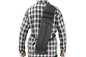 MAGARROW Bogenschießen Köcher Zurück Pfeilköcher Einstellbare Molle Pfeilhalter mit großer Aufbewahrungstasche für Jagdziele Praxis