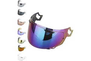 EvoParts visor for Arai Quantum X - Concept X - Quantic - Chaser X - Rx7v - Rx7x - Concept XE - Renegade V - Profile V - Qv Pro - Signet X Vas V Pinlock Ready (Rainbow)