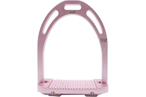 AK RIDING SPORTS LTD AK Aluminium Stirrups with Coated Colours (4.7-inch, Pink)