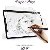 Fuchsia Galaxy Tab S10 FE ile Uyumlu 10.9" Ger&ccedil;ek Kağıt Hissi Parlama &Ouml;nleyici Paper Like Ekran Koruyucu
