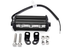 ‎WILLPOWER Willpower 4 Zoll 15W einreihige LED-Lichtleiste Low Profile Ultradünner, schlanker Mini-Scheinwerfer für PKW, LKW, Anhänger, 4x4, SUV, ATV