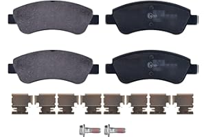 febi bilstein 16432 Kit pastiglie freno con materiale di fissaggio, 1 unità