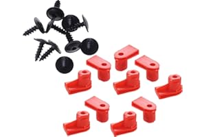 CAR PARTS AND CONSUMABLES 6 X Screw in clips fasteners for Vauxhall Bumper and 6 x screws