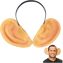 SSKHE Grosses Oreilles Sur Serre-tête – Oreilles Géantes Fantaisie BFG Jour Du Livre Dopey Conte De Fées Blanche-Neige Déguisement Adulte