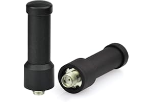 Bingfu Antena Walkie Talkie VHF UHF 136-174MHz 400-460MHz Doble Banda Hembra SMA Radio Bidireccional Portátil Caucho Flexible Pequeña 5cm (2-Paquete) para Kenwood Baofeng UV-5R BF-F8HP UV-82 BF-888S