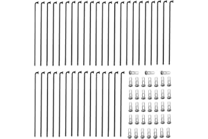 SVUPUE Radios de Bicicleta, radios de Bicicleta de montaña con cabecillas de radios