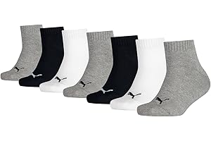 PUMA KIDS Quarter Socken Sneaker Gr. 23-42 für Mädchen und Jungen 7 Paar