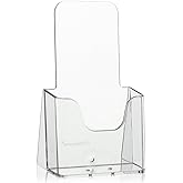 Supporto Per Volantini Formato DL (99x210 Mm) - Verticale, 3 Ripiani, Con Porta Biglietti Da Visita | Polistirene