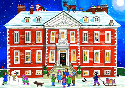 Alison Gardiner tradicional Calendario de Adviento: Casa de Campo de Navidad
