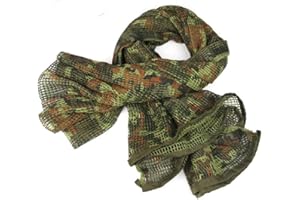 LEJIE Bufanda de Camuflaje de Malla táctica Velo de Francotirador Transpirable para Juegos de Guerra Fular de Foulard Senderismo Redes de Camuflaje y Otras Actividades al Aire Libre