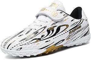 Sainilei Scarpe da Calcio Ragazzi FG/AG Professionale All'aperto Calcio da Scarpe Ragazzo TF Allenamento Bambini Teenage Spike