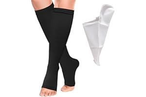 BellaAchtung Medizinische Kompressionsstrümpfe Damen 23-32 mmHg Compression Socks Abgestufte Unterstützung Stützstrümpfe für Krampfadern, Ödeme, Durchblutungsförderung