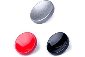 VKO Metall Messing Weichen Auslöseknopf Kamera-Taste geeignet für Fuji X-T4 X-T30 X-T3 X-T2 X100F X-T20 X-PRO2 X-PRO3 X-E3 X30 RX10IV M10 (Konkaver Oberfläche) –Schwarz/Rot/Grau