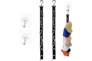 Tcnzdy 2 Stück Cap Halterung Wand, Praktisch Cap Halter, Cap Organizer Mit 2 Haken Selbstklebend, Aufhängen Cap Aufbewahrung, Cap Halterung Wand für Mehrere Sportkappen, Schrank