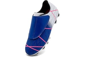 VTASQ Chaussures de Football Garçon Fille Chaussure de Foot Spike Crampons Adolescents Athlétisme Professionnel Entrainement Chaussures de Sport pour Extérieur