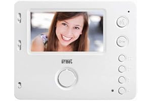 URMET 1750/16 MIRO VIDEOCITOFONO VIVAVOCE 2 VOICE BIANCO 2 TRASMETTITORI YOKIS