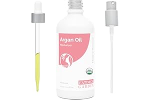 FATIMA'S GARDEN Fatima’s Garden Huile d'Argan Bio, 100ml - Hydratant Certifié 100% BIO