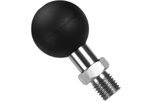 FANAUE 1 Zoll Kugel Adapter mit M10x1.25 Gewindepfosten auf RAM Mount B Größe Doppelsockelarm und Fahrrad Motorrad Telefonhalter, Unterstützt Anschluss jedes Gerät mit einem 1" Kugelkopf Montagemuster
